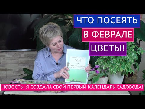 Видео: ЧТО ПОСЕЯТЬ В ФЕВРАЛЕ? ЦВЕТЫ! САМЫЕ НЕОБЫЧНЫЕ СОРТА ДЛЯ ВАШЕГО САДА! РАССАДА 2021
