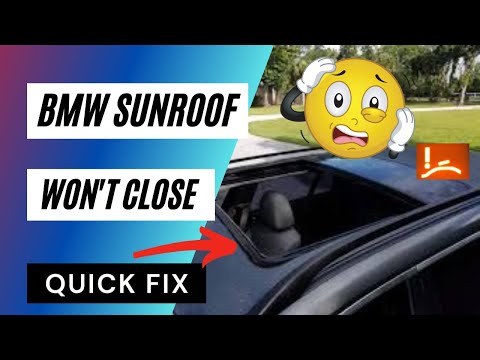 Видео: Люк BMW не закрывается, не откидывается, не открывается / Сброс настроек люка BMW