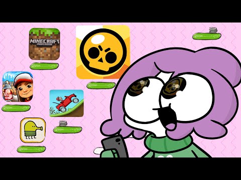 Видео: ИГРЫ НА МОБИЛКИ (Анимация)