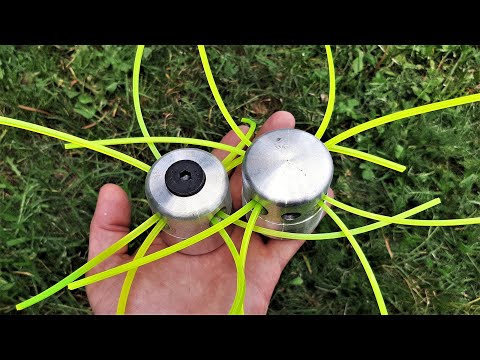 Видео: Металлические катушки для триммеров... Вот главное отличие пауков!!! Боковой и нижний винт фиксации.