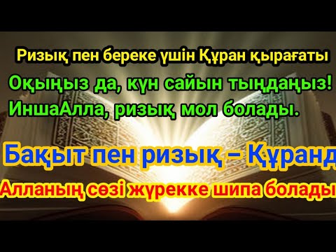 Видео: Ал-Фатиха & Ар-Рахман – Берекелі Ризық пен Жүрек Тыныштығы | Мурротал Құран