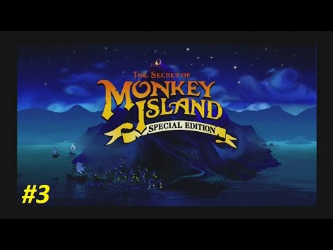 Видео: The Secret of Monkey Island [FULL РУС] Прохождение #3 Злобный ЛеЧак похитил Елейн. 1080р 60fps