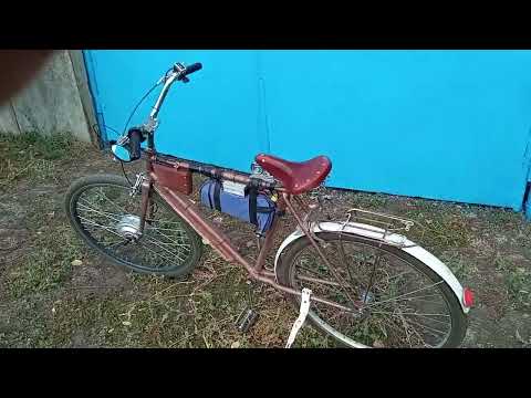 Видео: Обзор самодельного электро велосипеда.