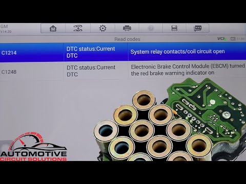 Видео: Buick LeSabre Park Avenue ABS EBCM Ошибка C1214 C1248 Решение