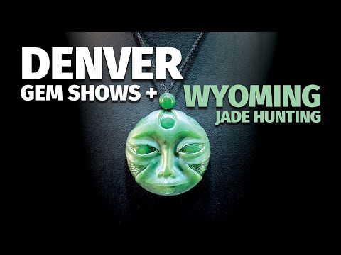 Видео: НЕФРИТ на выставке драгоценных камней в Денвере 2025 + Wyoming Jade Hunting