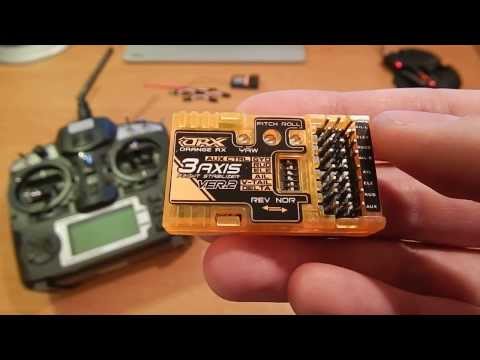 Видео: Обзор OrangeRX RX3S 3-Axis Flight Stabilizer V2 (V2.1 firmware)