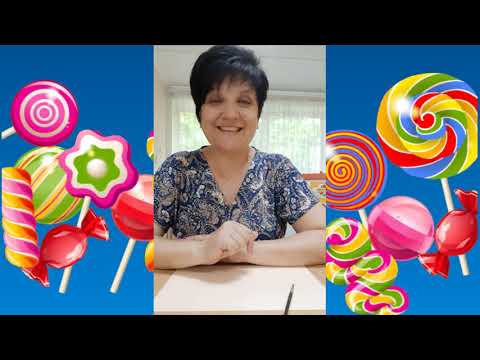 Видео: "ЦУКЕРКИ-КАРАМЕЛЬКИ для друзів!" малювання фарбами та пальчиком