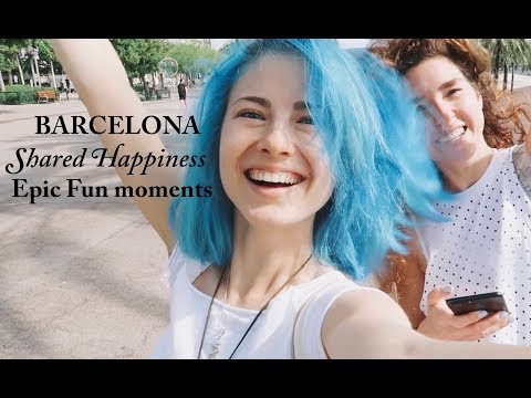 Видео: BARCELONA VLOG Смешной | Пляж, Йога, Аура