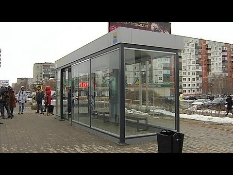 Видео: В Сургуте отказались устанавливать тёплые автобусные остановки