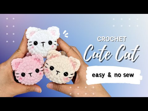 Видео: 💕 Без шитья 💕 Вязаный крючком кошачий батон 💕 Просто и мило