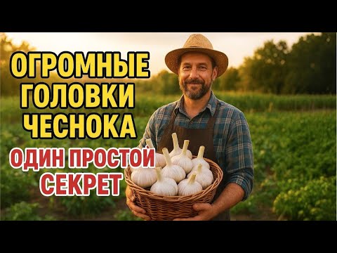Видео: Чеснок в 3 раза Крупнее! Секрет Агронома, о Котором Молчат