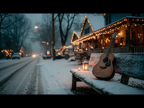 Видео: Уютная Зимняя Акустическая Гитара для Расслабления ~ Теплые Снежные Атмосферные Вибрации