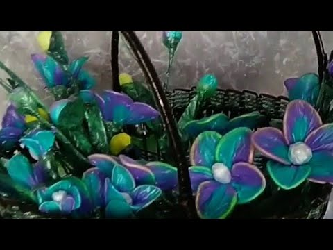 Видео: цветы из полиэтиленовых пакетов