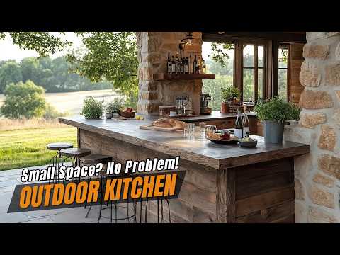 Видео: Идеи для небольшой кухни на открытом воздухе в деревенском стиле специально для вас