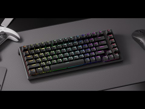 Видео: AKKO Игровая клавиатура проводная Akko TAC75 HE - магнитная клавиатура