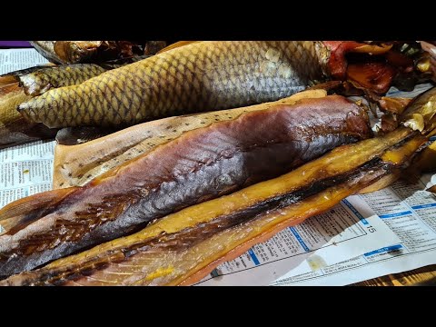 Видео: Осётр холодного копчения
