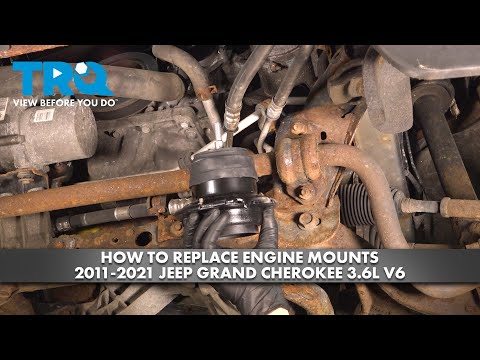 Видео: Как заменить опоры двигателя Jeep Grand Cherokee 3.6L V6 2011-2021
