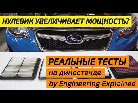 Видео: Увеличивает ли фильтр нулевик мощность? Реальные замеры - by Engineering Explained