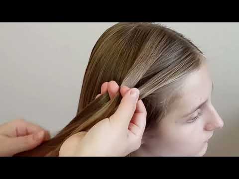 Видео: Причёска на распущенные волосы / #прическа на длинные волосы