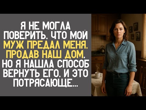 Видео: Мой муж продал наш дом, думая, что я ничего не смогу сделать, но он не знал, что у меня есть тайна..
