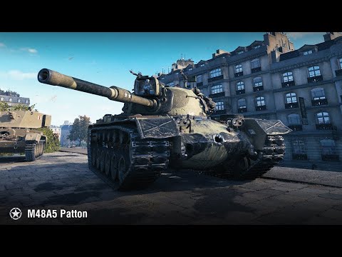 Видео: Мир танков:⭐Путь к M48 A5 Patton+Боевой пропуск⭐#2