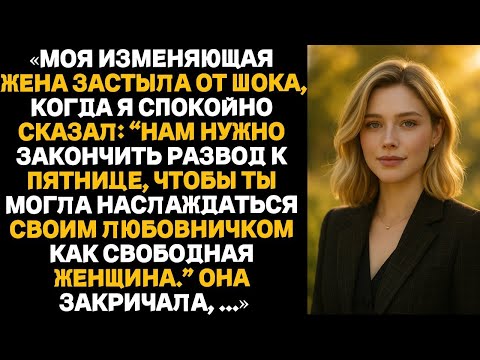 Видео: Моя изменяющая жена застыла от шока, когда я спокойно сказал  Нам нужно закончить развод к пятн