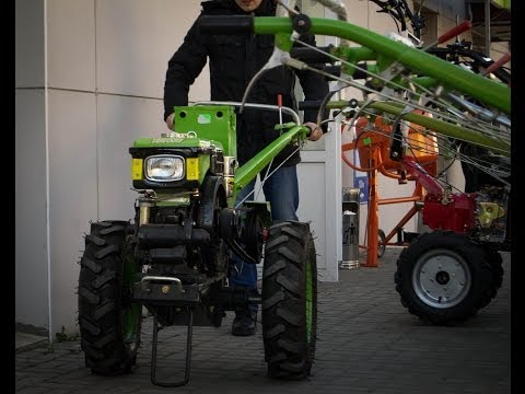 Видео: Дизельный мотоблок Кентавр МБ 1080