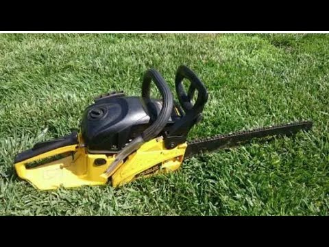 Видео: Желтая бензопила плохо работает. Полное ТО.