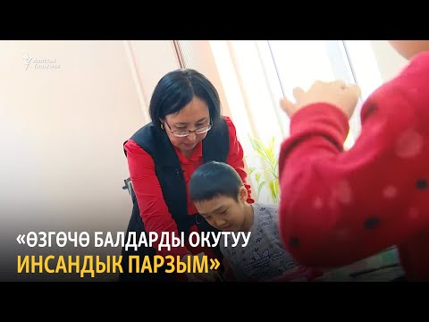 Видео: «Өзгөчө балдарды окутуу инсандык парзым»