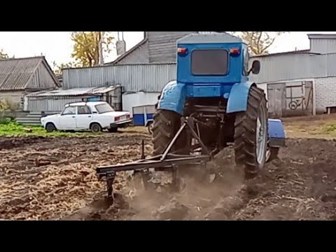 Видео: испытания плуга на трактор т 40