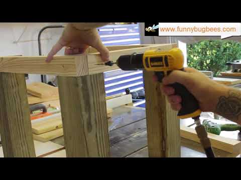 Видео: Как построить прочную подставку для пчелиного улья