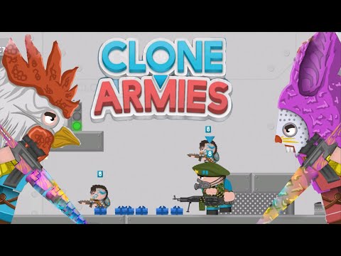 Видео: Армия клонов стала ещё интереснее Clone Armies Новый режим QUICK BATTLE