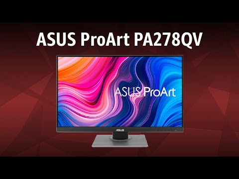 Видео: Монитор ASUS ProArt PA278QV