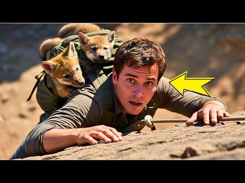 Видео: ОН ВИСЕЛ НАД ПРОПАСТЬЮ, держа волчат… Но то, что сделала ВОЛЧИЦА, потрясло всех!