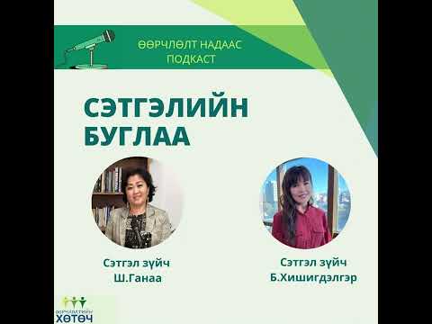 Видео: Өөрчлөлт надаас подкаст №34 "Сэтгэлийн буглаа"