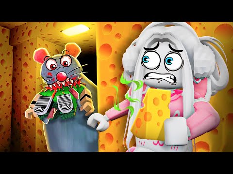 Видео: ЗЛАЯ КРЫСА ОХОТИТСЯ ЗА МНОЙ ! ПОБЕГ ИЗ СЫРНОГО ЛАБИРИНТА 😱 CHEESE ESCAPE ROBLOX