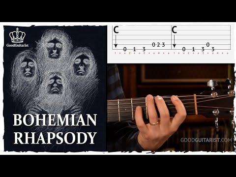 Видео: Bohemian Rhapsody: акустическая гитара (урок для начинающих, часть 1)