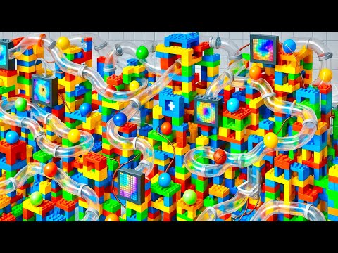 Видео: MarbleRun ASMR Создан для людей с СДВГ, чтобы расслабиться и насладиться визуальным потоком