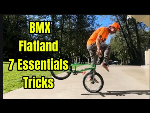 Видео: 7 основных трюков на BMX для флэтленда для новичков, рекомендованных профессиональным райдером Жа...