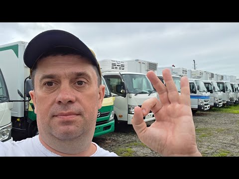 Видео: Японские грузовики на авторынке Уссурийска более 700 авто/ Самосвал, тент, манипулятор, рефрижератор