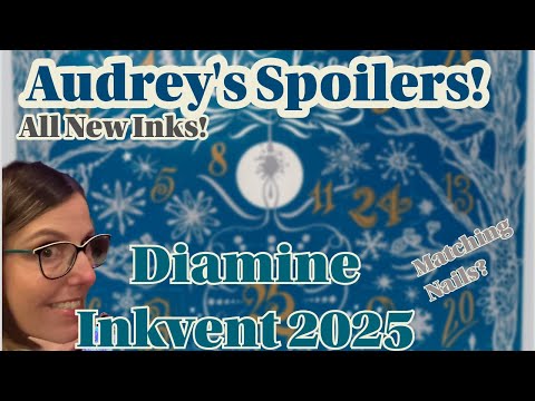 Видео: Взгляните на календарь Diamine Inkvent на 2025 год! (Спойлеры!)