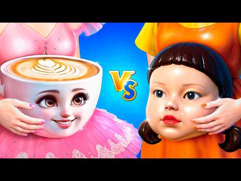 Видео: Балерина Капучина vs Кукла из Игры в Кальмара!