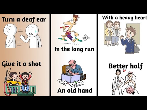 Видео: Изучайте английские идиомы и фразы || Английские идиомы с объяснением на простых примерах || Слов...