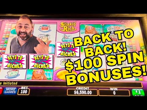 Видео: СУПЕР РЕДКОСТЬ!!! ВРАЩЕНИЯ НА $100 В STINKIN RICH С ПОСТОЯННЫМИ БОНУСАМИ И ОГРОМНЫМИ ДЖЕКПОТАМИ 🤑