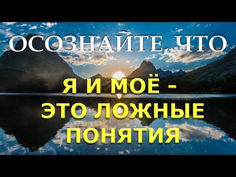 Видео: Я И МОЁ -НЕ РЕАЛЬНЫ [Шри Нисаргадатта, озв. НикОшо]