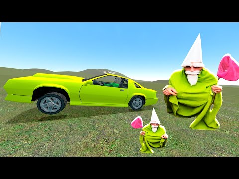 Видео: СМОЖЕТ ЛИ GNOME CRAWLY ДОГНАТЬ МЕНЯ НА МАШИНЕ В ГАРРИС МОД ► Garry's Mod