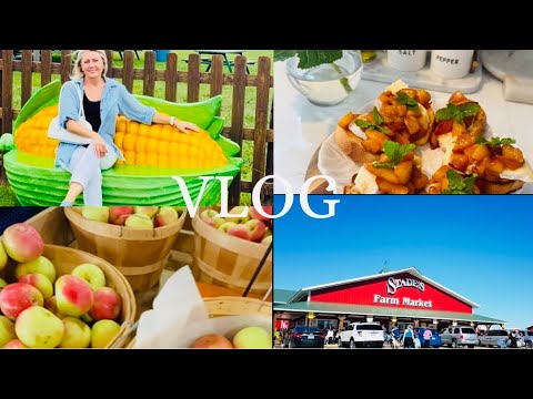 Видео: VLOG🌼Літні брускети з персиками 🍑Фармерський маркет 🌽🌶️🫑