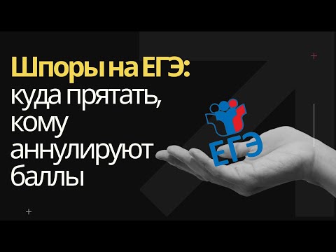 Видео: Шпаргалки на ЕГЭ по истории и не только: риски