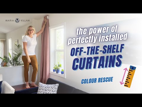 Видео: Как повесить шторы, чтобы придать помещению более изысканный вид | Эпизод 9
