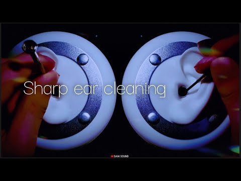 Видео: ASMR Острая чистка ушей для тех, кто хочет покалывания💖 ★ Тонкая отвертка, Оба уха Вер. ★